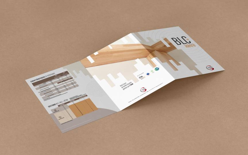 Rezow - Aller à l'essentiel en annonçant de façon distincte la création d'un nouveau produit innovant : le Lamellé-Collé de Hêtre 2